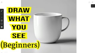 How to Draw What You See For Beginners |Techniques for Observing Objects in Drawing |Easy  Exercises
