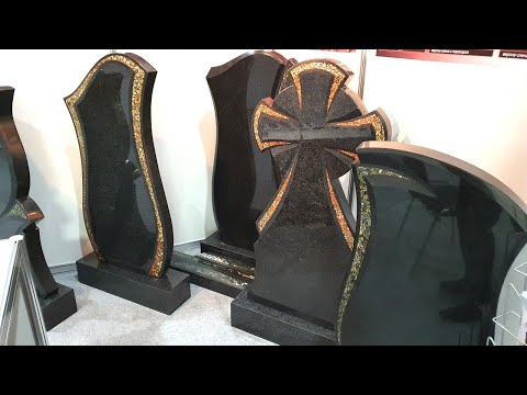 Выставка Индустрия камня 2021 - памятники из гранита
