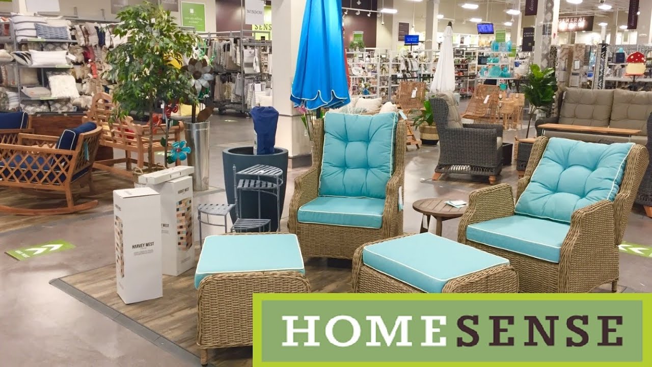 HOME SENSE PATIO FURNITURE OUTDOOR SOFAS ARMCHAIRS DECOR SHOP WITH ME 
