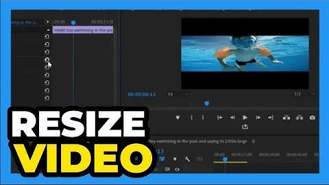 Premiere Pro ： How to Resize Video Clips and Images Fast Tutorial 2024