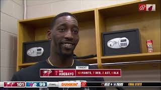 Bam Adebayo Speaks out after top-notch defense against Joel Embiid late in tonight&#39;s game