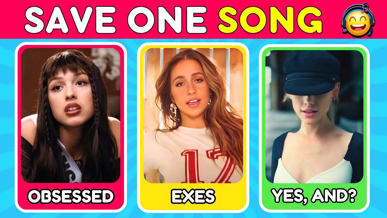 SAVE ONE SONG   Most Popular Songs EVER  Music Quiz  6