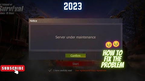 how to fixed server under maintenance problem last island of survival in hindi