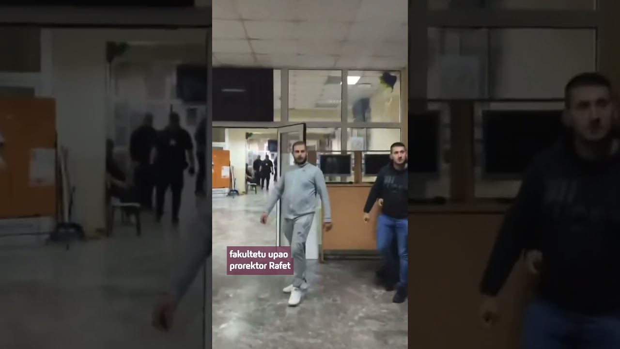 Grupa muškaraca na Univerzitet je upala uz urlike "Požar!"