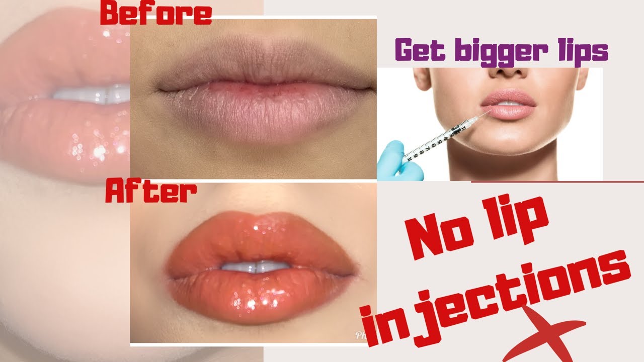 How to get fuller lips without lip injections! - YouTube