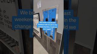 Did We Break Another Record Collecting Cash From the Change Machine? #short #laundromat
