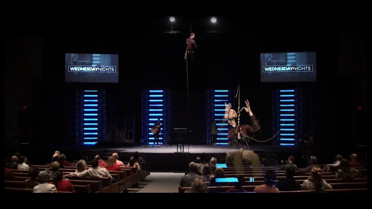 Cutting my own rope... An illustrated sermon clip about Trusting God