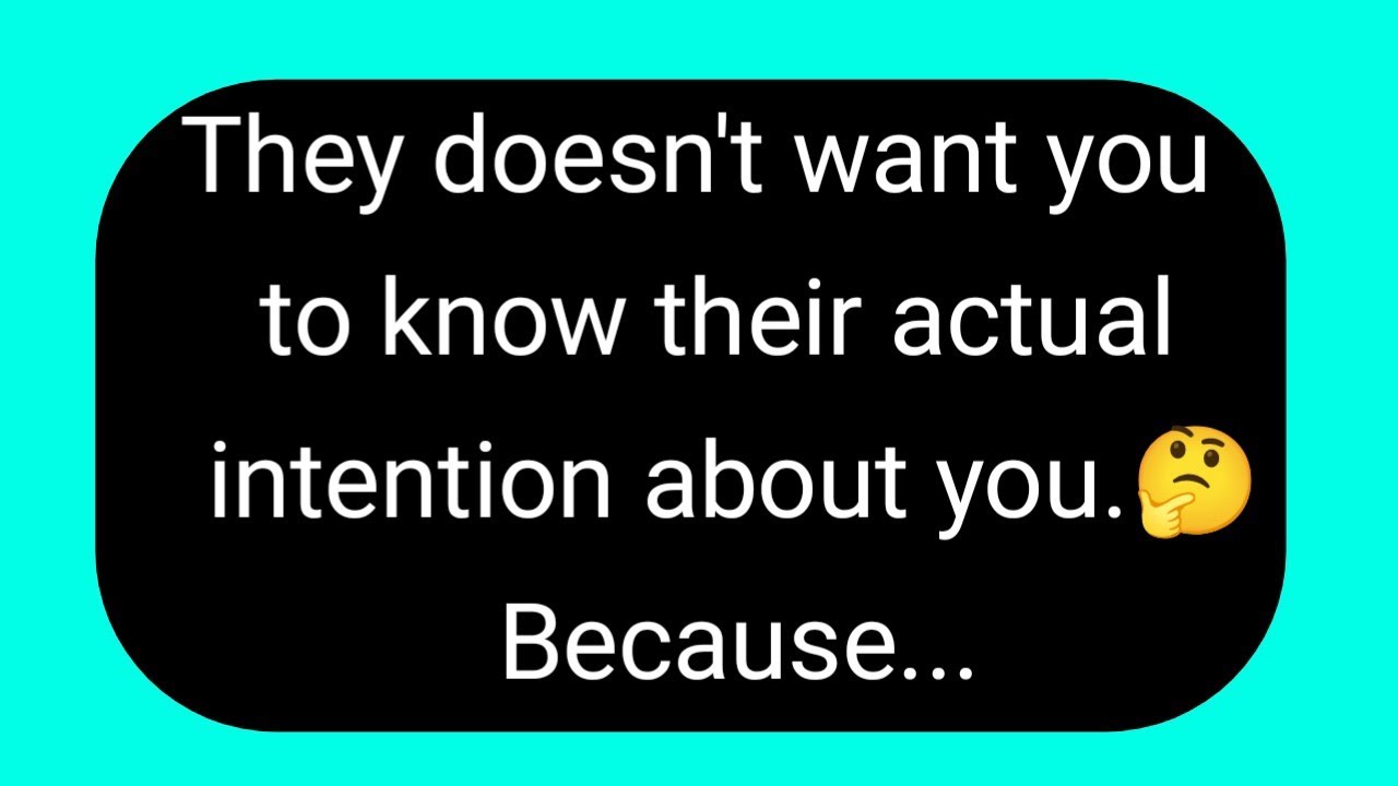 🥰 They Doesnt want you to know their Actual intention 💞 twin flame