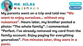 My parents went on a trip and told me, 'We want to enjoy ourselves without any hindrances.' Hours... My parents went on a trip and told me, 'We want to enjoy ourselves without any hindrances.' Hours...