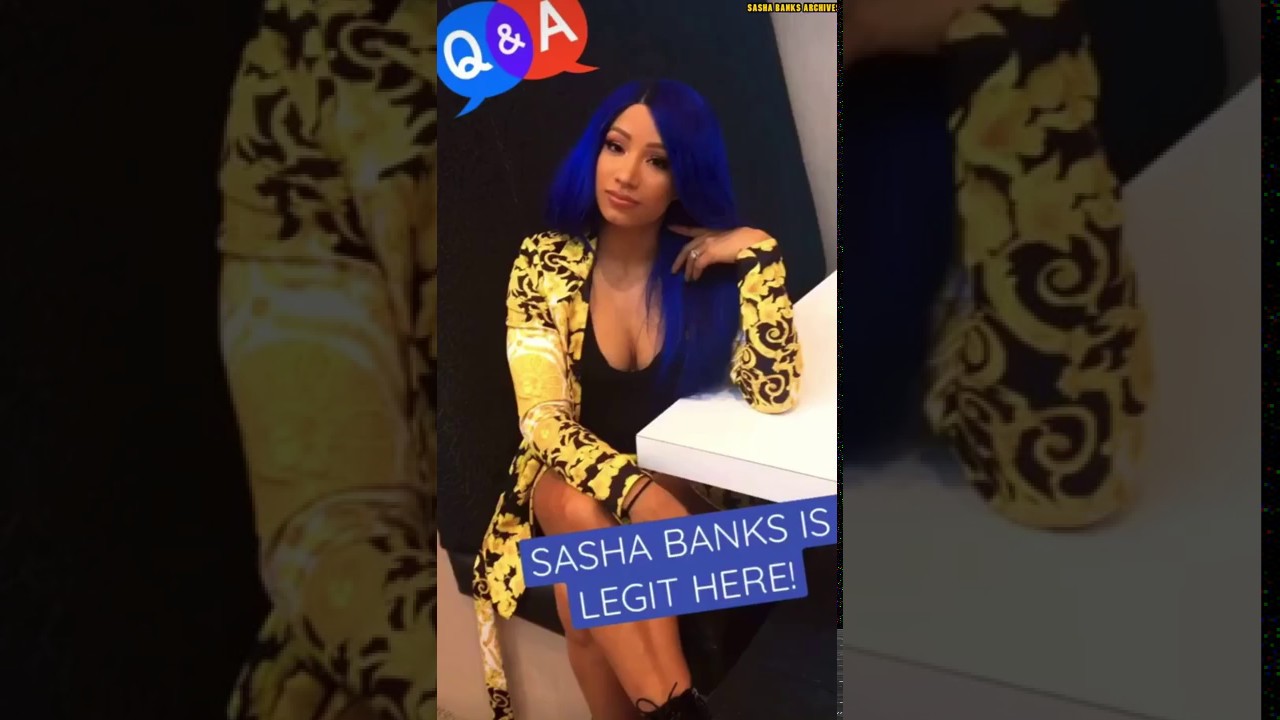 Sasha Banks Q&A with The Bump from WWE’s YouTube story 03/04/20