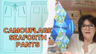 Seaforth Pants: Fabulous Zipped Pockets and Fun Fabric Choice - Other Sewing Projects Vlog 35