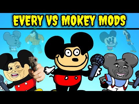 Friday Night Funkin' VS Mokey & Grooby HD Remastered Vs OG Vs Minus | FNF Mod (Sr Pelo Mickey Mouse)