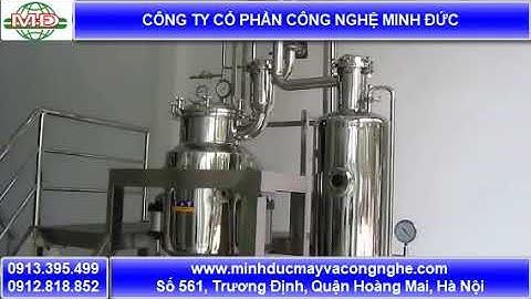 Dây chuyền cô đặc chân không dược liệu tự động