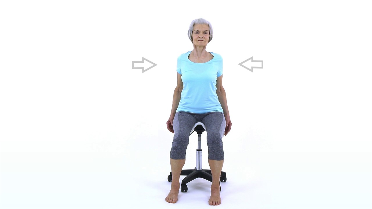Falls Prevention Shoulder Rolls Sitting YouTube
