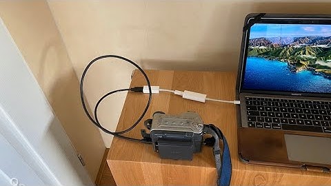 Mini DV overzetten naar Macbook Air middels USB-C