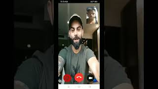 video call with Virat Kohli 😳 #myfirstvlog screenshot 3