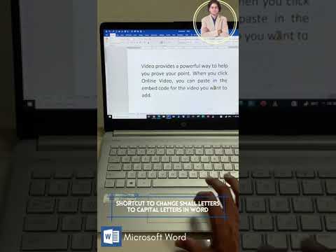 Video: Paano mo i-capitalize ang lahat ng mga titik sa Word Online?