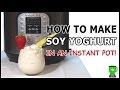 How to Make Vegan Soy Yogurt in an Instant Pot