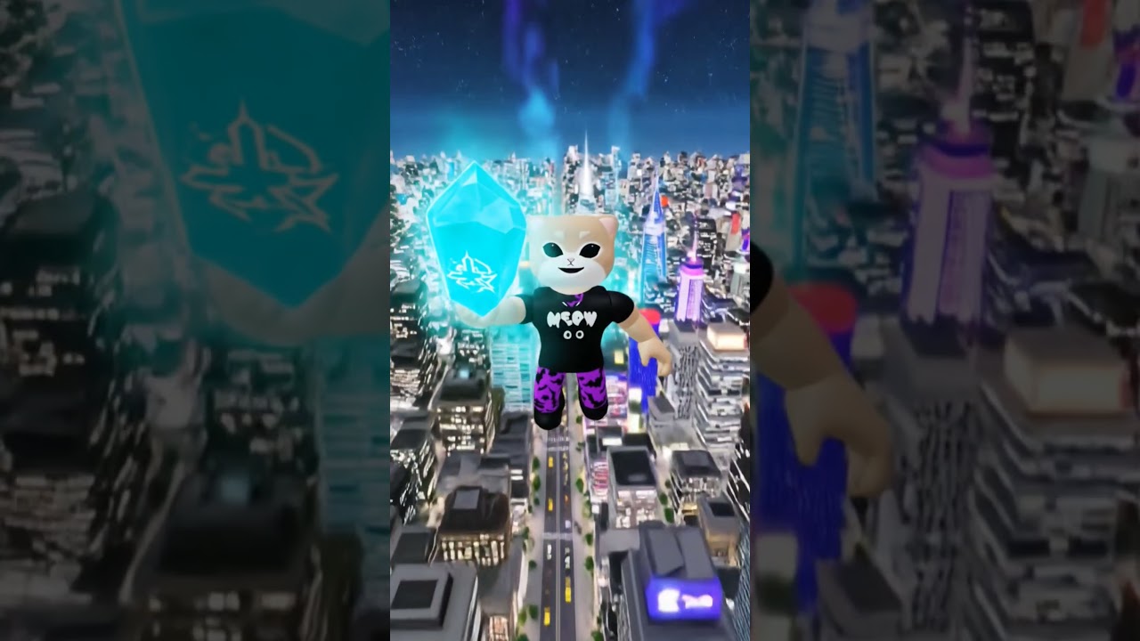 meow cat 🐱 after getting power he returns