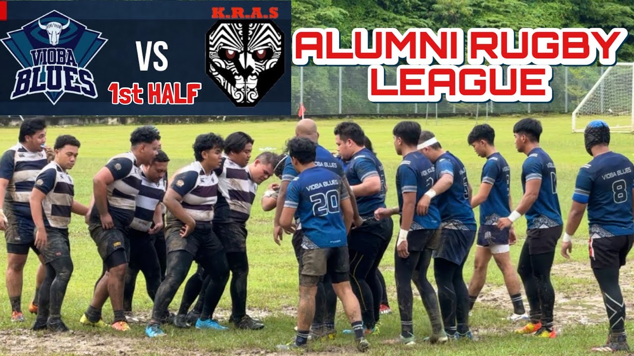 ALUMNI RUGBY LEAGUE 2023: KRAS SHAH PEKAN VS VIOBA BLUES 1st HALF GAME ...