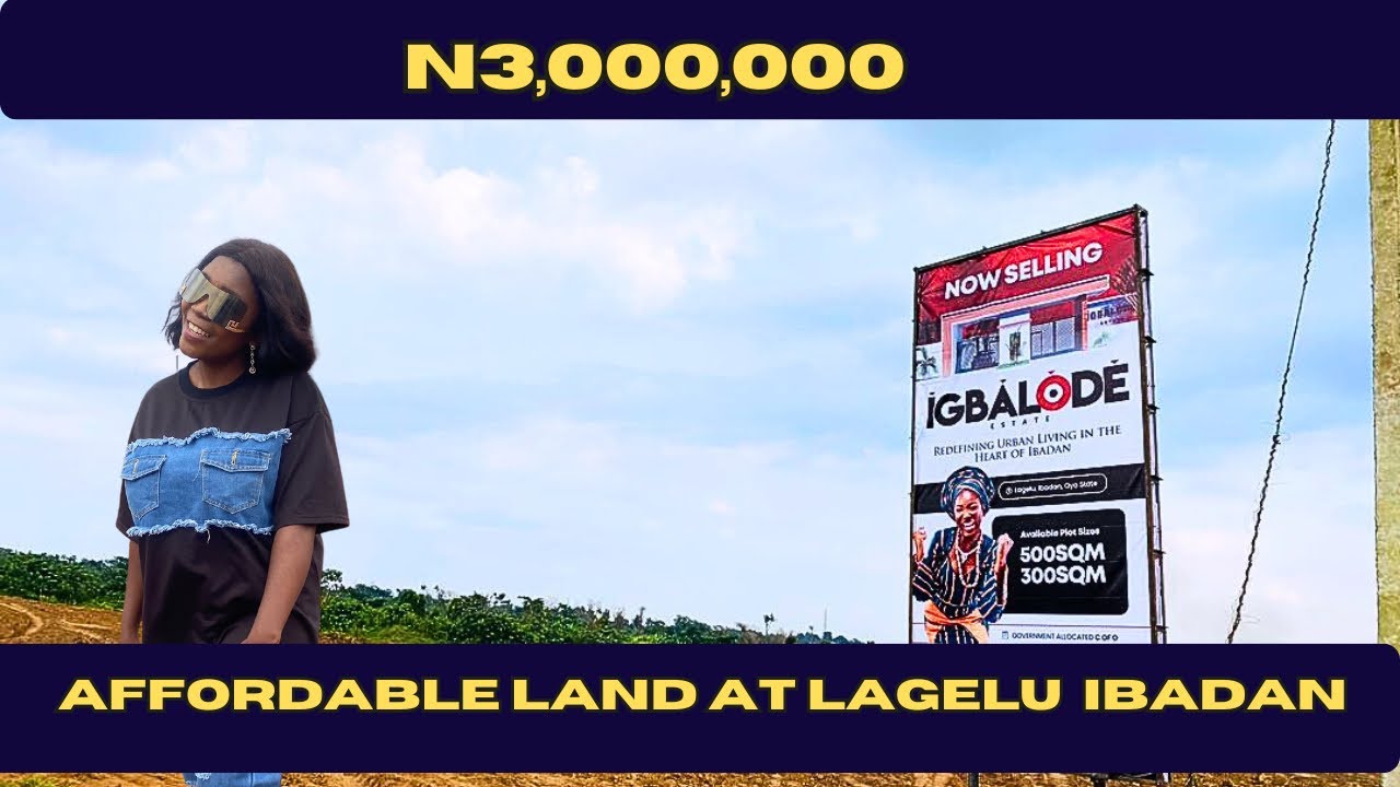 Full video tour of Igbalode Lagelu Ibadan, affordable CFO land Facing the Expressway