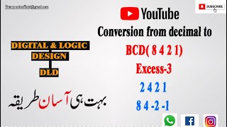 how to convert binary number to  BCD  |excess-3 | | 84-2-1 | 2421 Code