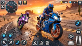 🏍️ Desert Bike Racing Game 2026 | Ultimate Speed Challenge screenshot 1