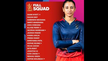 TATA WPL 2025 RCB FULL SQUAD 🏏#wpl #tatawpl #wpl2025 #rcb #cricket #shorts