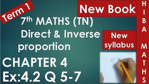TN Samacheer 7th maths chapter 4 exercise 4.2 question 5-7 new book New Syllabus