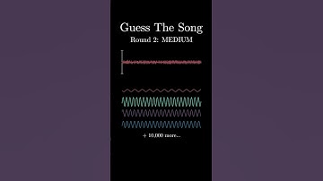 Fourier Transform Song Guessing Game — Song 55 #shorts