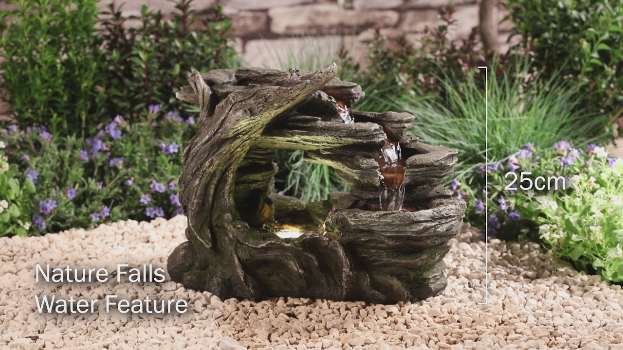 Serenity Table-Top Nature Falls Water Feature | Thompson & Morgan