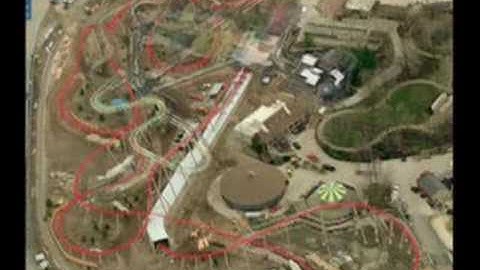 Cedar Point Maverick vs White Water Landing Exclusive Satellite Map Overlay Photoshop @amusement420