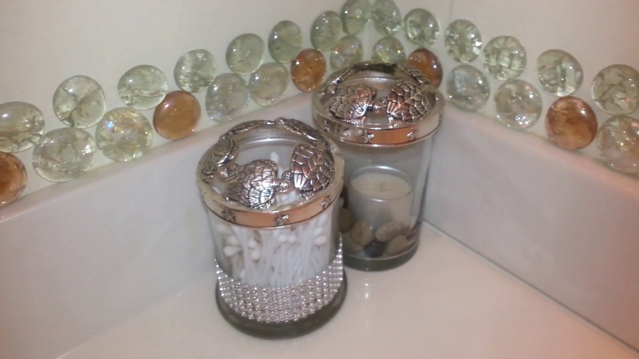 Diy dollar tree back splash update 3 year - YouTube