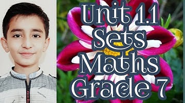 Unit 1.1, Sets, Math, Grade 7, Balochistan Textbook Board, Quetta