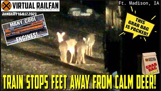 TRAIN STOPS FEET AWAY FROM CALM DEER! 2 CAR CHASES, POWER MOVES, A PACKED GRAB BAG! 1/16&17/23