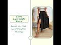 Trendy Frill Slit Skirt with Elastic Waistband for Summer Fun #purelyparty #fashion #summerstyle