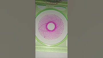 How many rotations did the pen make in total?#short #spirograph #ytshorts #youtubeshorts #art #vlog