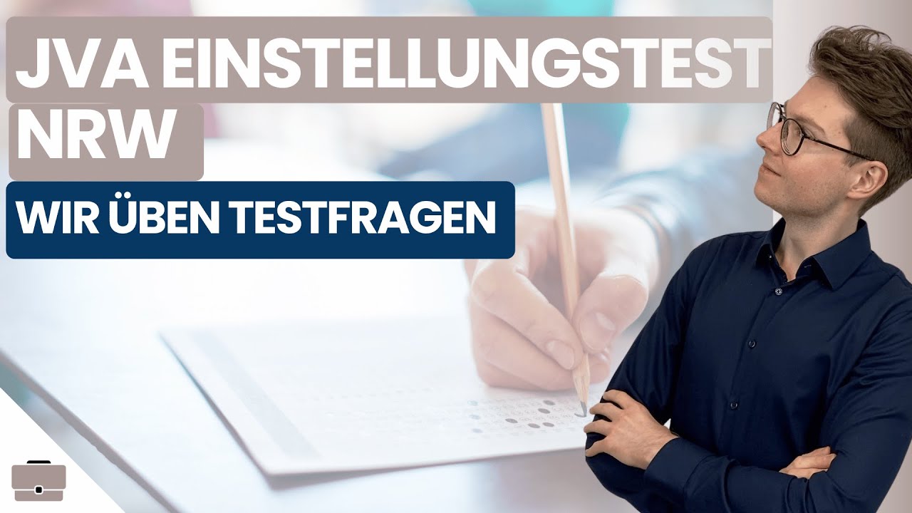 JVA Einstellungstest NRW | Wir üben Testfragen | Einfach erklärt von Plakos