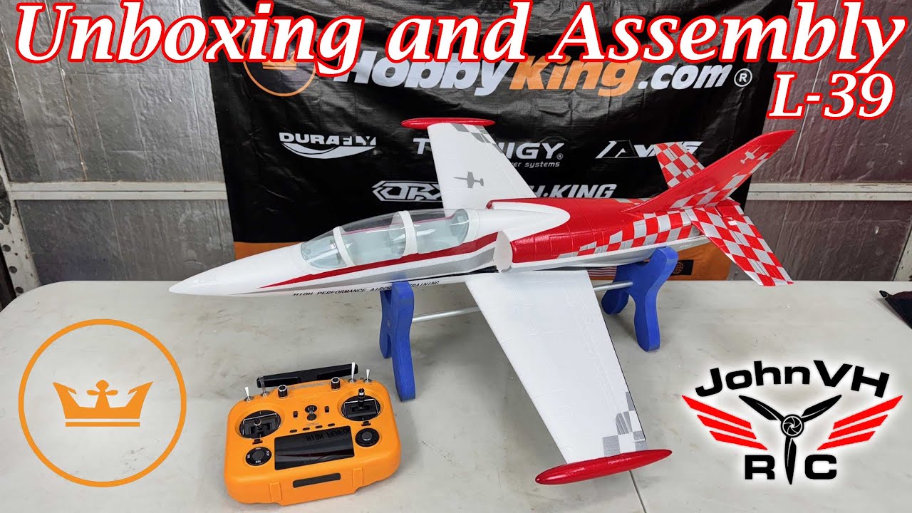 H-King L-39 64mm EDF Jet! Unboxing and Build Video