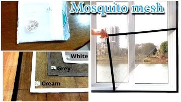 Fabric velcro mosquito net | Armorx stitched mosquito net for windows Adhesive mosquito mesh amazon