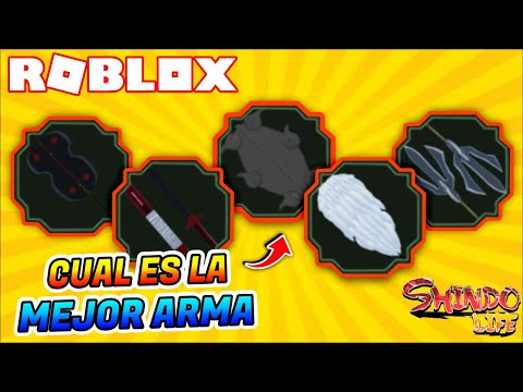 CUAL es la MEJOR ARMA en SHINDO LIFE ROBLOX