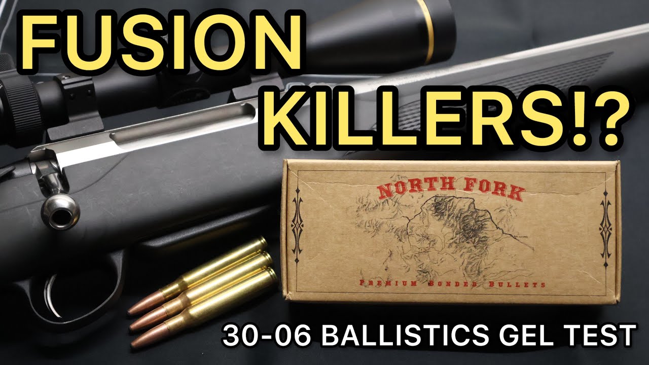 30-06 North Fork 165 & 180gr Bonded Spitzers Ballistics Gel Ammo Test
