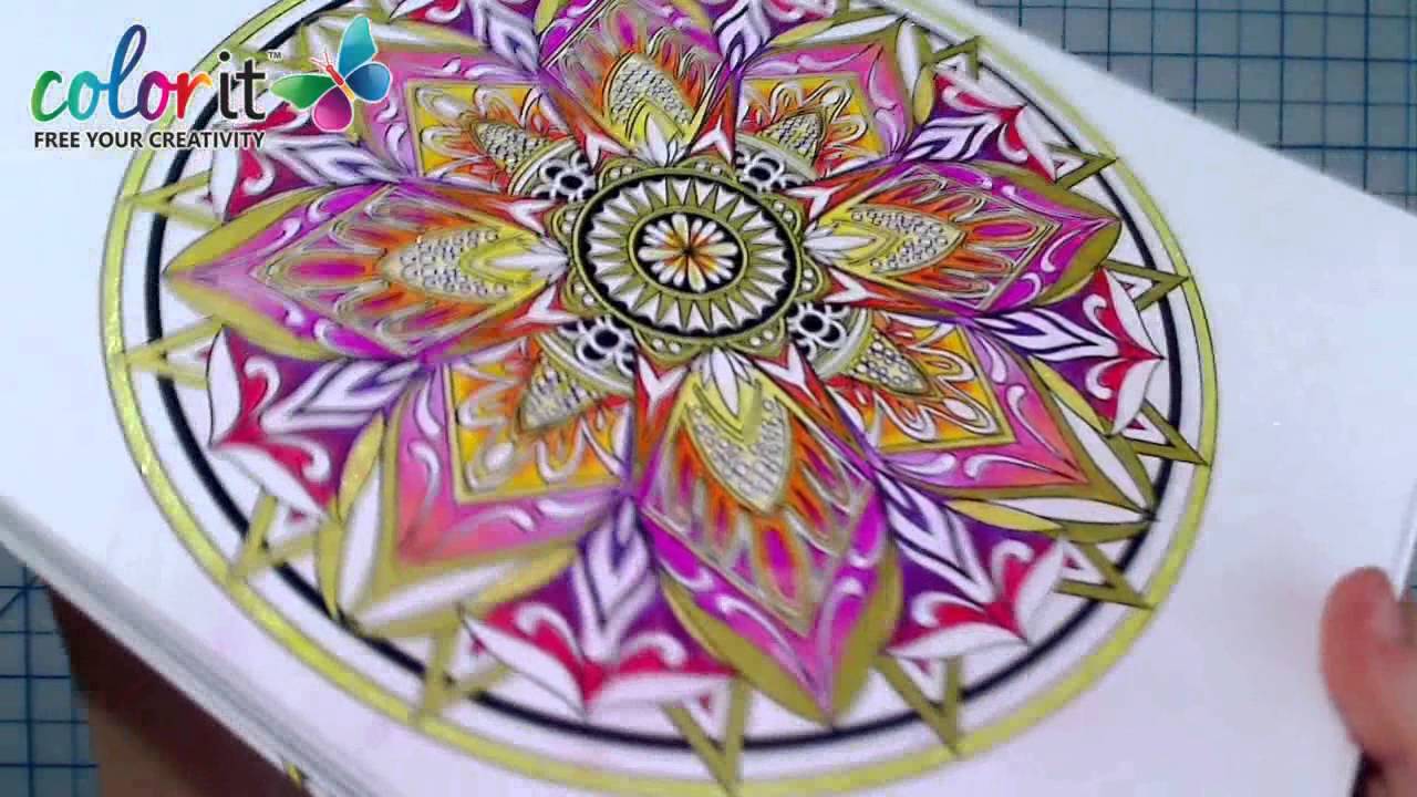 ColorIt Mandalas To Color, Volume I Coloring Book for Adults by Terbit  Basuki