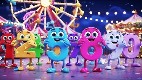 Learn Numbers 1 to 10 with Music! | Animated Number Song for Kids | TurtleBun Tales