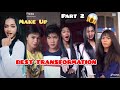 TIKTOK BEST TRANSFORMATION MAKE UP// COWOK JADI CEWEK || APOLINARIO TWINS TERBARU