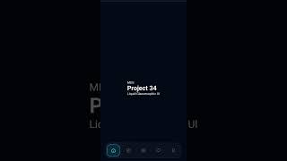 Liquid Glassmorphic Tab Bar UI