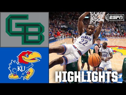 Green Bay Phoenix vs. Kansas Jayhawks | Full Game Highlights | ESPN College Basketball