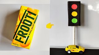 Road safety traffic signal craft easy | Road safety traffic signal | How to make traffic signal