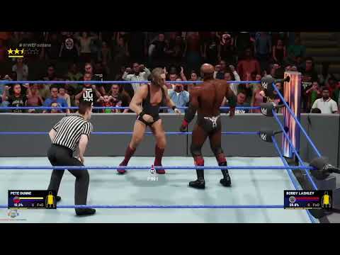 WWE 2K19 XBOX Series X Gameplay [4K60FPS] - Pete Dunne vs Bobby Lashley