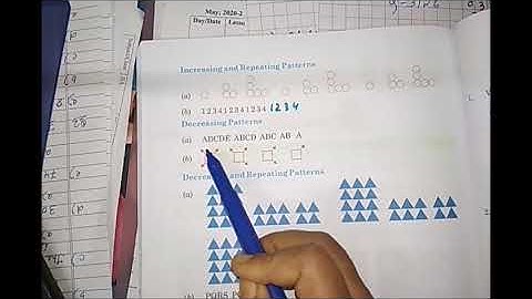 Class-3, Subject- Mathematics , Video-34, Chapter-12, Patterns, Part-1, by Mrs Sanghamitra
